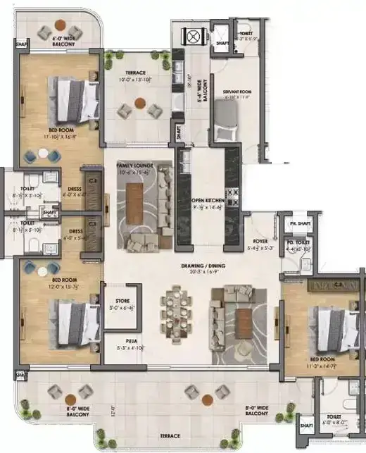 4bhk(3729sqft)