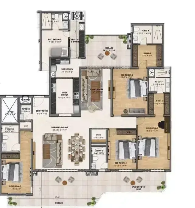 4bhk(4275sqft)